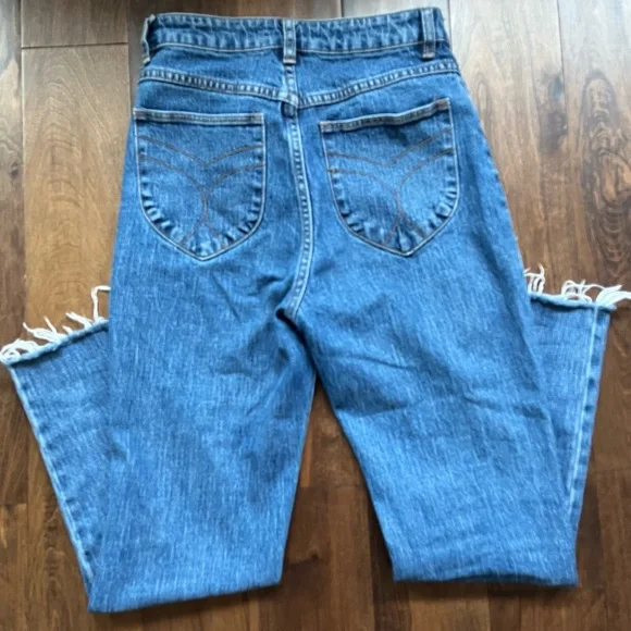 ROLLA'S High Rise Blue Denim Jeans - Picture 7 of 10